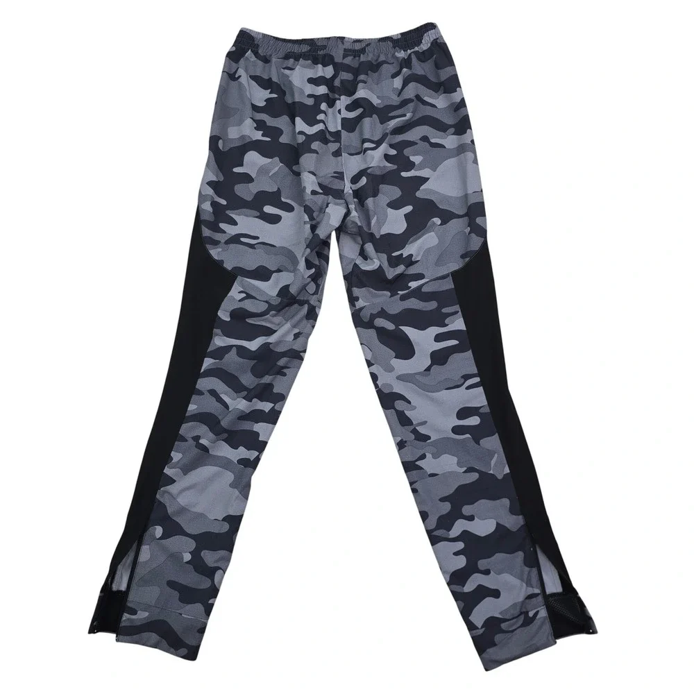 New Balance Camo Running Pants Mens Large Grey Black Camouflage Athletic Joggers